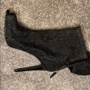 Guess lace bootie heels